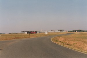 Campus mit Blick auf Feuerwehr  